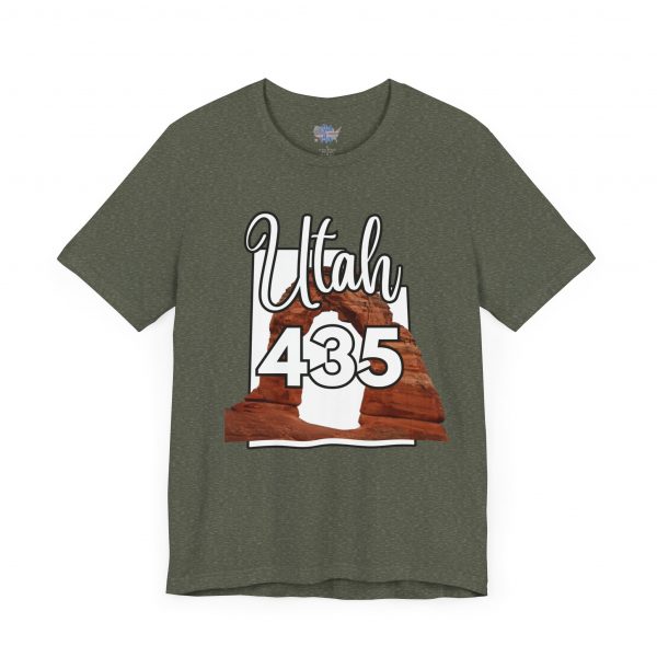 Utah 435 Area Code Arches by State of Mine. Unisex Jersey Tee, Outdoor Adventure Shirt, Travel Gift, Casual Wear, Summer Tee, Unique Design - Image 27