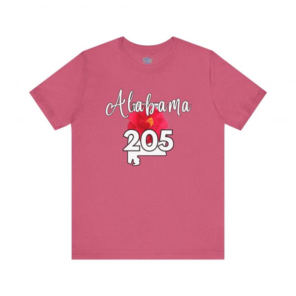 Alabama State Flower the Camellia 205 Area Code Tee by State of Mine, Casual Summer Wear, State Pride T-Shirt, Travel Souvenir, Gift for Him/Her, Festival Outfit, Outdoor Activities - Image 51