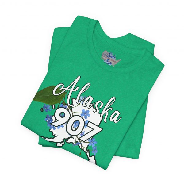 Alaska 907 Graphic Tee, Unisex Shirt, Gift for Travelers, Casual Wear, Summer Fashion, Alaska Souvenir - Image 18