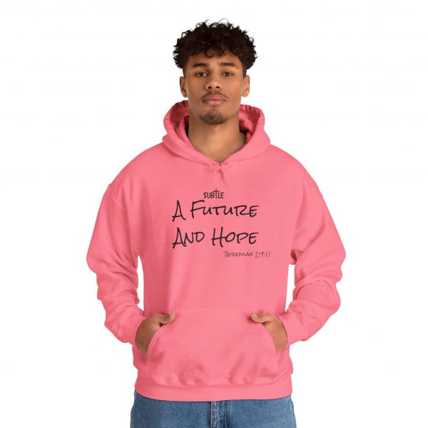 A Future and Hope by Subtle--Unisex Hoodie, Cozy Sweatshirt, Faith-Based Inspirational Apparel,  Jeremiah 23:11 - Image 48