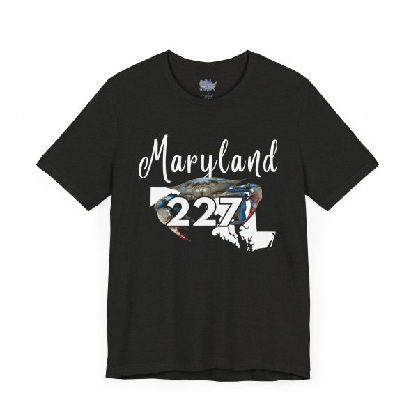 Maryland Blue Crabs 227 Area Code by State of Mine Short Sleeve Tee, Unisex Summer Shirt, State Pride Tee, Beach T-Shirt, Gift for Marylanders - Image 31
