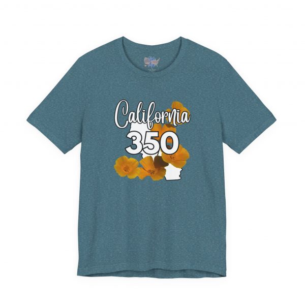 California State Flower the California Poppy 350 Area Code by State of Mine Tee, Unisex Jersey Short Sleeve Shirt, Perfect for Gifts, Travel, and Casual Wear, Ideal for Summer, Birthdays, and [...] - Image 33