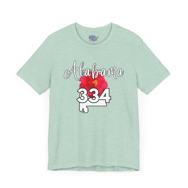 Alabama State Flower the Camellia 334 Area Code Tee by Simply Stated, Casual Summer Wear, State Pride T-Shirt, Travel Souvenir, Gift for Him/Her, Festival Outfit, Outdoor Activities - Image 33