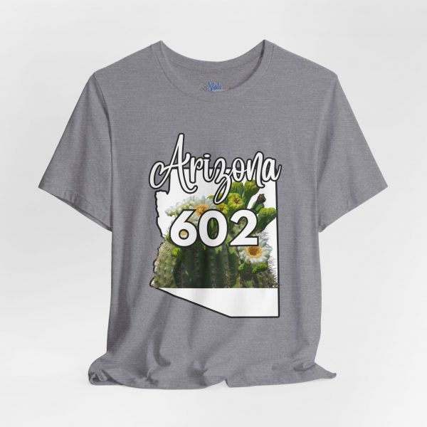 Arizona State Flower the Saguaro Blossom Area Code 602 by State of Mine  Tee, Unisex Jersey Short Sleeve Shirt, Perfect for Gifts, Travel, and Casual Wear, Ideal for Summer, Birthdays, and [...] - Image 21