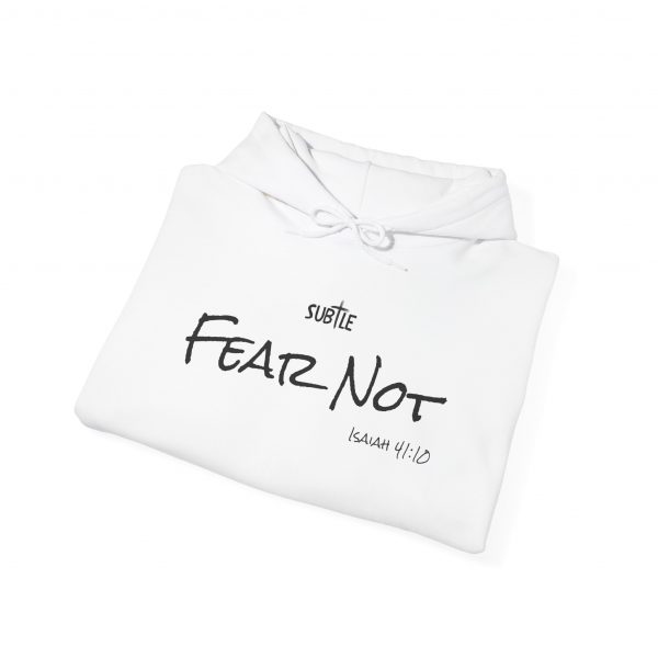 Fear Not by Subtle--Unisex Hoodie, Cozy Sweatshirt, Faith-Based Inspirational Apparel, Isaiah 41:10 - Image 18