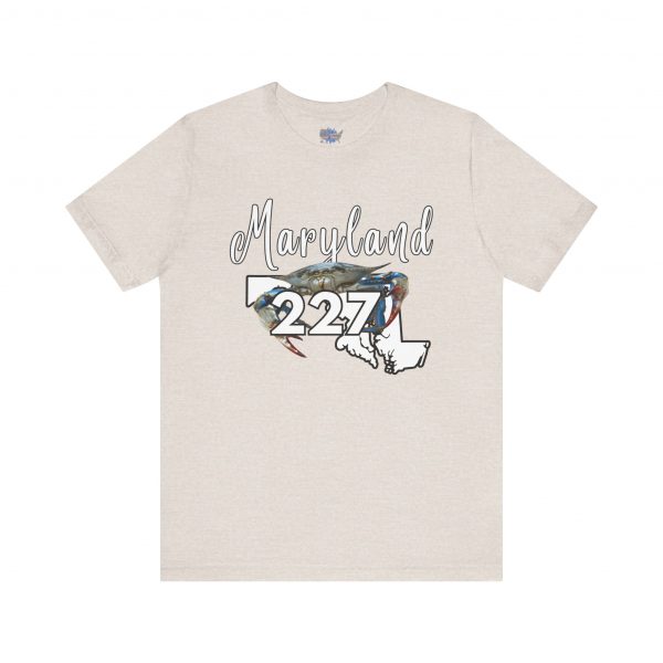Maryland Blue Crabs 227 Area Code by State of Mine Short Sleeve Tee, Unisex Summer Shirt, State Pride Tee, Beach T-Shirt, Gift for Marylanders - Image 17