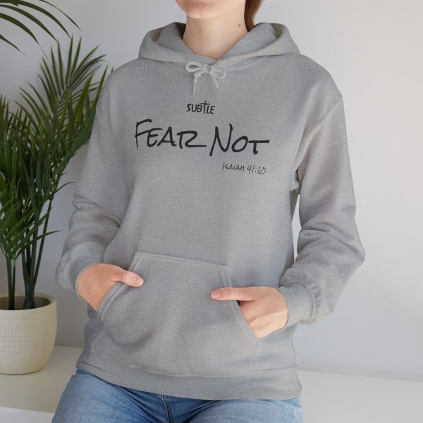 Fear Not by Subtle--Unisex Hoodie, Cozy Sweatshirt, Faith-Based Inspirational Apparel, Isaiah 41:10 - Image 27