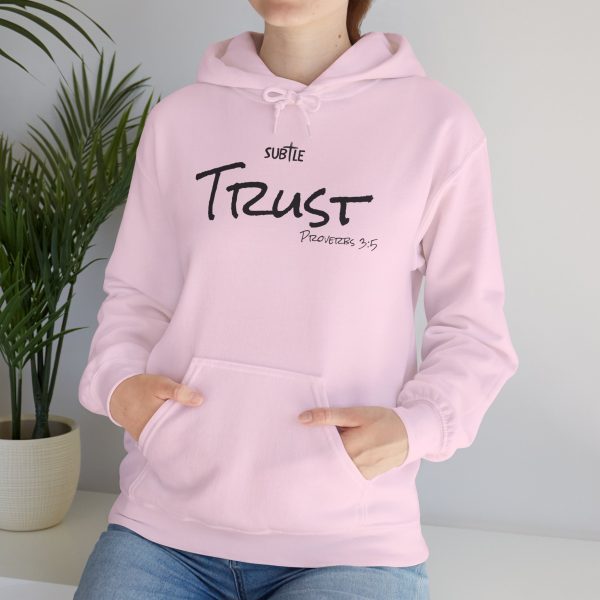Trust by Subtle--Unisex Hoodie, Cozy Sweatshirt, Faith-Based Inspirational Apparel, Proverbs 3:5 - Image 19