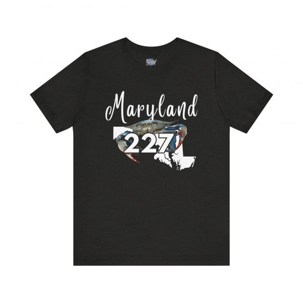 Maryland Blue Crabs 227 Area Code by State of Mine Short Sleeve Tee, Unisex Summer Shirt, State Pride Tee, Beach T-Shirt, Gift for Marylanders - Image 29