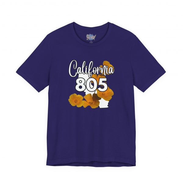 California State Flower the California Poppy 805 Area Code by State of Mine Tee, Unisex Jersey Short Sleeve Shirt, Perfect for Gifts, Travel, and Casual Wear, Ideal for Summer, Birthdays, and [...] - Image 21