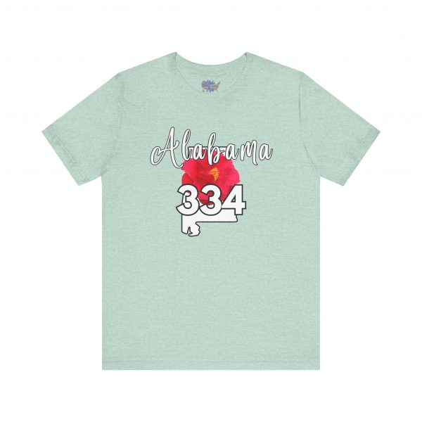 Alabama State Flower the Camellia 334 Area Code Tee by Simply Stated, Casual Summer Wear, State Pride T-Shirt, Travel Souvenir, Gift for Him/Her, Festival Outfit, Outdoor Activities - Image 31