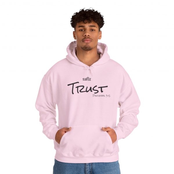 Trust by Subtle--Unisex Hoodie, Cozy Sweatshirt, Faith-Based Inspirational Apparel, Proverbs 3:5 - Image 20
