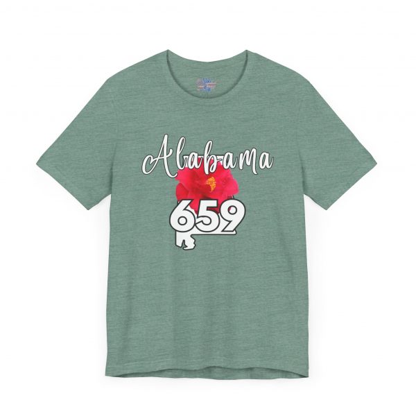 Alabama State Flower the Camellia 659 Area Code Tee by State of Mine, Casual Summer Wear, State Pride T-Shirt, Travel Souvenir, Gift for Him/Her, Festival Outfit, Outdoor Activities - Image 37