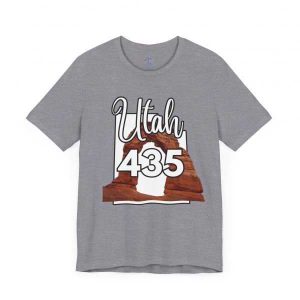 Utah 435 Area Code Arches by State of Mine. Unisex Jersey Tee, Outdoor Adventure Shirt, Travel Gift, Casual Wear, Summer Tee, Unique Design - Image 39