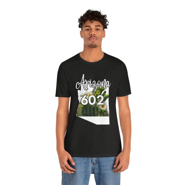 Arizona State Flower the Saguaro Blossom Area Code 602 by State of Mine  Tee, Unisex Jersey Short Sleeve Shirt, Perfect for Gifts, Travel, and Casual Wear, Ideal for Summer, Birthdays, and [...] - Image 12