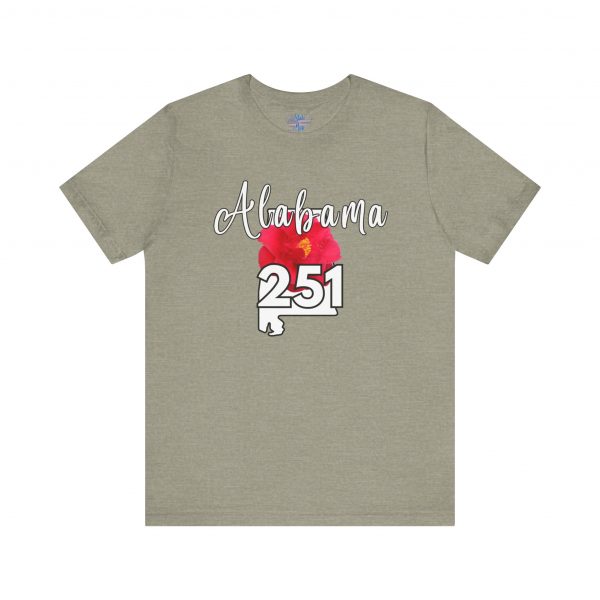 Alabama State Flower the Camellia 251 Area Code Tee by State of Mine, Casual Summer Wear, State Pride T-Shirt, Travel Souvenir, Gift for Him/Her, Festival Outfit, Outdoor Activities - Image 19