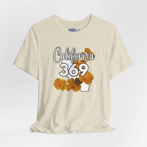 California State Flower the California Poppy 369 Area Code by State of Mine Tee, Unisex Jersey Short Sleeve Shirt, Perfect for Gifts, Travel, and Casual Wear, Ideal for Summer, Birthdays, and [...] - Image 11