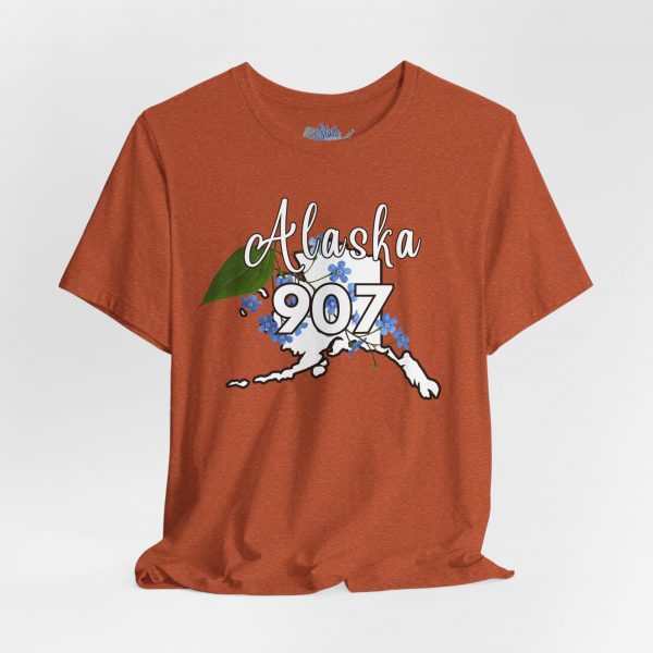 Alaska 907 Graphic Tee, Unisex Shirt, Gift for Travelers, Casual Wear, Summer Fashion, Alaska Souvenir - Image 13