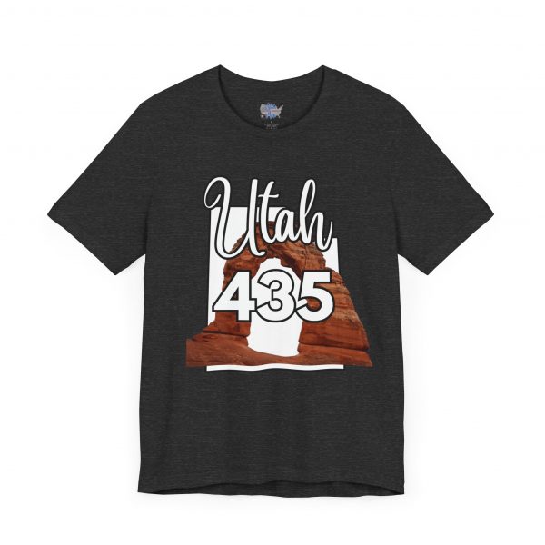 Utah 435 Area Code Arches by State of Mine. Unisex Jersey Tee, Outdoor Adventure Shirt, Travel Gift, Casual Wear, Summer Tee, Unique Design - Image 43