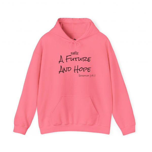 A Future and Hope by Subtle--Unisex Hoodie, Cozy Sweatshirt, Faith-Based Inspirational Apparel,  Jeremiah 23:11 - Image 45