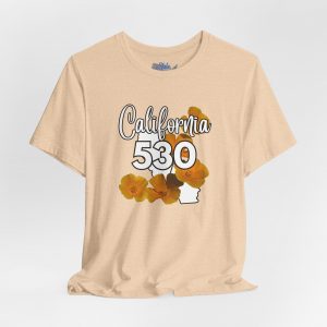California State Flower the California Poppy 530 Area Code by State of Mine Tee, Unisex Jersey Short Sleeve Shirt, Perfect for Gifts, Travel, and Casual Wear, Ideal for Summer, Birthdays, and [...]