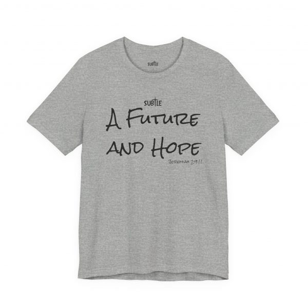 A Future and Hope by Subtle Merch--Unisex Heavy Cotton T-Shirt, Faith-Based and Inspirational, Jeremiah 29:11 - Image 28