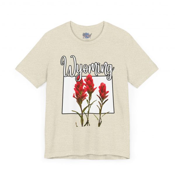 Wyoming State Flower The Indian Paintbrush by State of Mine Tee - Unisex Jersey Short Sleeve T-Shirt, Nature Lover Gift, Travel Souvenir, Spring Style, Casual Wear - Image 23