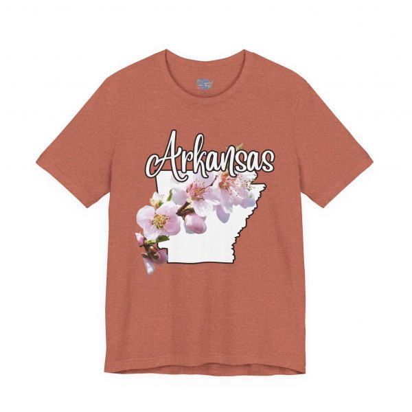 Arkansas State Flower The Apple Blossom by State of Mine. Unisex Jersey Short Sleeve Tee - Cozy Everyday Wear, Casual Style, Summer Essentials, Gift for Friends, Graphic Tee - Image 18