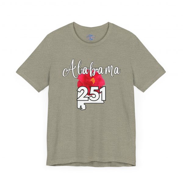 Alabama State Flower the Camellia 251 Area Code Tee by State of Mine, Casual Summer Wear, State Pride T-Shirt, Travel Souvenir, Gift for Him/Her, Festival Outfit, Outdoor Activities - Image 21