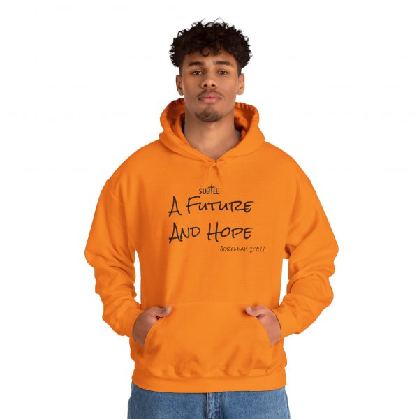 A Future and Hope by Subtle--Unisex Hoodie, Cozy Sweatshirt, Faith-Based Inspirational Apparel,  Jeremiah 23:11 - Image 28