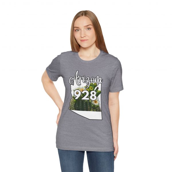 Arizona State Flower the Saguaro Blossom Area Code 928 by State of Mine  Tee, Unisex Jersey Short Sleeve Shirt, Perfect for Gifts, Travel, and Casual Wear, Ideal for Summer, Birthdays, and [...] - Image 22