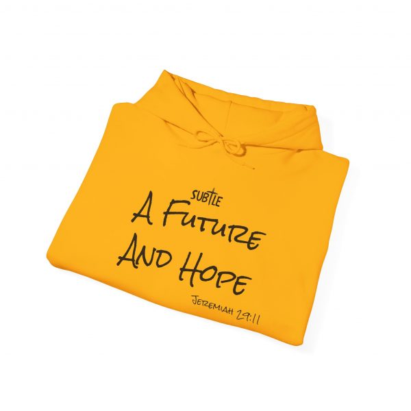 A Future and Hope by Subtle--Unisex Hoodie, Cozy Sweatshirt, Faith-Based Inspirational Apparel,  Jeremiah 23:11 - Image 22