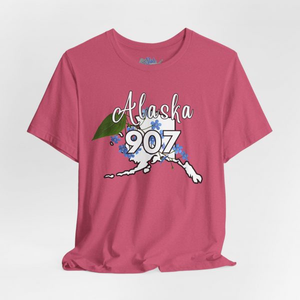 Alaska 907 Graphic Tee, Unisex Shirt, Gift for Travelers, Casual Wear, Summer Fashion, Alaska Souvenir - Image 25