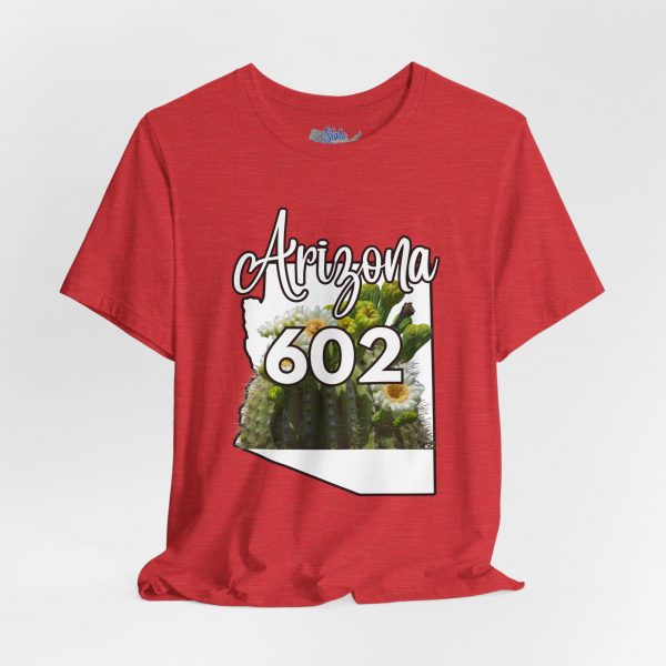 Arizona State Flower the Saguaro Blossom Area Code 602 by State of Mine  Tee, Unisex Jersey Short Sleeve Shirt, Perfect for Gifts, Travel, and Casual Wear, Ideal for Summer, Birthdays, and [...] - Image 25