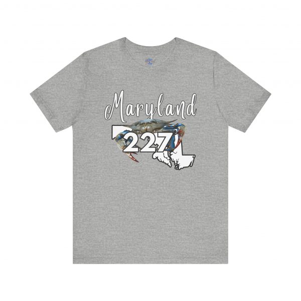 Maryland Blue Crabs 227 Area Code by State of Mine Short Sleeve Tee, Unisex Summer Shirt, State Pride Tee, Beach T-Shirt, Gift for Marylanders - Image 37