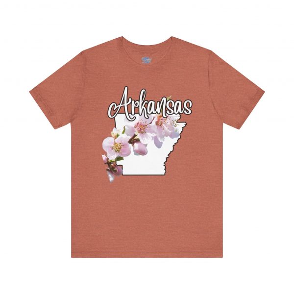 Arkansas State Flower The Apple Blossom by State of Mine. Unisex Jersey Short Sleeve Tee - Cozy Everyday Wear, Casual Style, Summer Essentials, Gift for Friends, Graphic Tee - Image 16