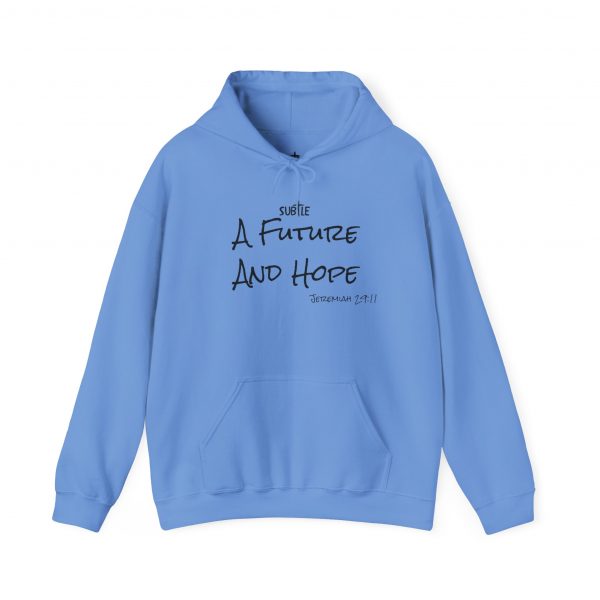 A Future and Hope by Subtle--Unisex Hoodie, Cozy Sweatshirt, Faith-Based Inspirational Apparel,  Jeremiah 23:11 - Image 29