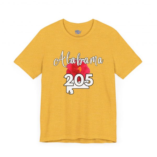 Alabama State Flower the Camellia 205 Area Code Tee by State of Mine, Casual Summer Wear, State Pride T-Shirt, Travel Souvenir, Gift for Him/Her, Festival Outfit, Outdoor Activities - Image 25