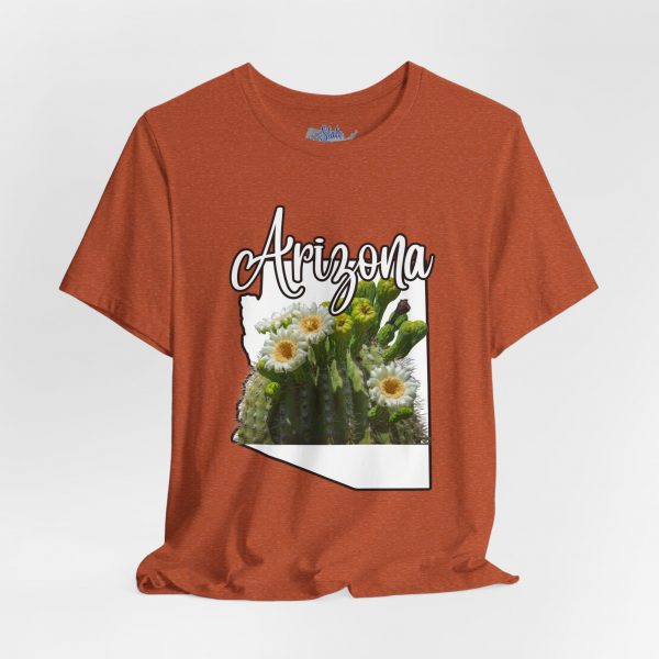 Arizona State Flower the Saguaro Blossom by State of Mine Tee, Unisex Jersey Short Sleeve Shirt, Perfect for Gifts, Travel, and Casual Wear, Ideal for Summer, Birthdays, and [...] - Image 7