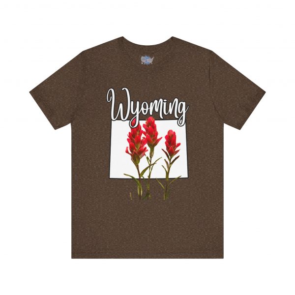 Wyoming State Flower The Indian Paintbrush by State of Mine Tee - Unisex Jersey Short Sleeve T-Shirt, Nature Lover Gift, Travel Souvenir, Spring Style, Casual Wear - Image 13