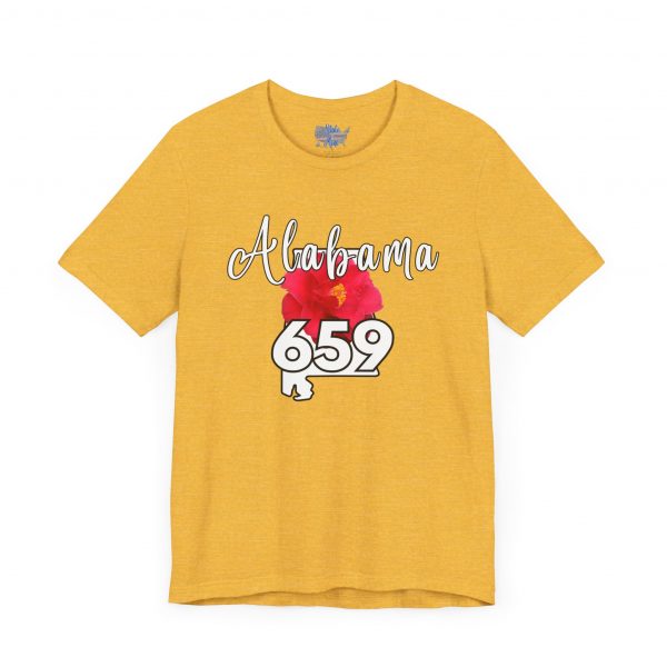 Alabama State Flower the Camellia 659 Area Code Tee by State of Mine, Casual Summer Wear, State Pride T-Shirt, Travel Souvenir, Gift for Him/Her, Festival Outfit, Outdoor Activities - Image 29