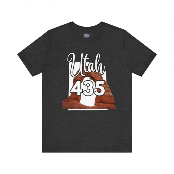 Utah 435 Area Code Arches by State of Mine. Unisex Jersey Tee, Outdoor Adventure Shirt, Travel Gift, Casual Wear, Summer Tee, Unique Design - Image 41