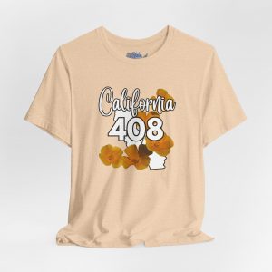 California State Flower the California Poppy 408 Area Code by State of Mine Tee, Unisex Jersey Short Sleeve Shirt, Perfect for Gifts, Travel, and Casual Wear, Ideal for Summer, Birthdays, and [...]