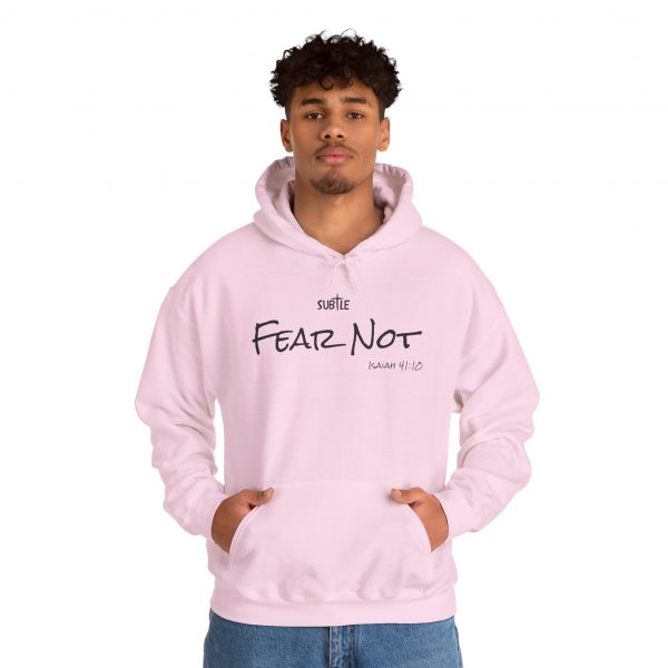 Fear Not by Subtle--Unisex Hoodie, Cozy Sweatshirt, Faith-Based Inspirational Apparel, Isaiah 41:10 - Image 8