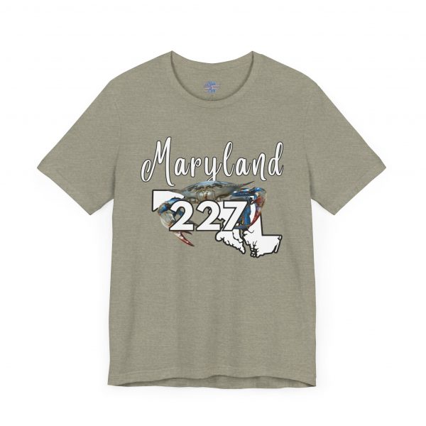 Maryland Blue Crabs 227 Area Code by State of Mine Short Sleeve Tee, Unisex Summer Shirt, State Pride Tee, Beach T-Shirt, Gift for Marylanders - Image 35