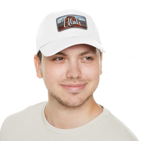Utah Arches Dad Hat by State of Mine with Leather Patch, Beach Vibes Cap, Gift for Dad, Outdoor Hat, Casual Style Headwear - Image 28