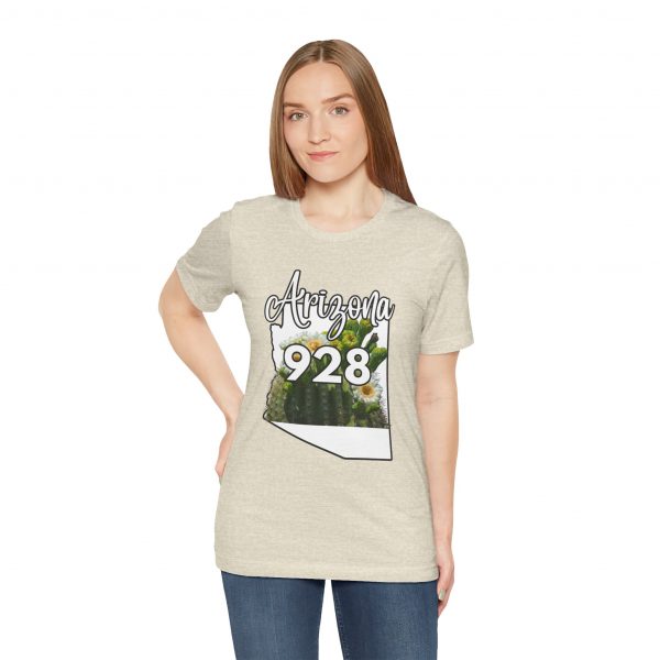 Arizona State Flower the Saguaro Blossom Area Code 928 by State of Mine  Tee, Unisex Jersey Short Sleeve Shirt, Perfect for Gifts, Travel, and Casual Wear, Ideal for Summer, Birthdays, and [...] - Image 14