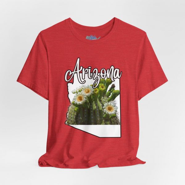 Arizona State Flower the Saguaro Blossom by State of Mine Tee, Unisex Jersey Short Sleeve Shirt, Perfect for Gifts, Travel, and Casual Wear, Ideal for Summer, Birthdays, and [...] - Image 25
