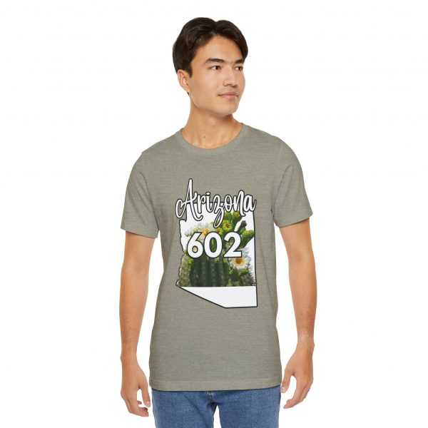 Arizona State Flower the Saguaro Blossom Area Code 602 by State of Mine  Tee, Unisex Jersey Short Sleeve Shirt, Perfect for Gifts, Travel, and Casual Wear, Ideal for Summer, Birthdays, and [...] - Image 16