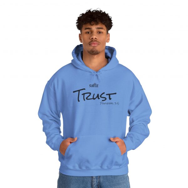 Trust by Subtle--Unisex Hoodie, Cozy Sweatshirt, Faith-Based Inspirational Apparel, Proverbs 3:5 - Image 40